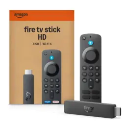 Amazon Fire TV Stick HD, Controle Remoto por Voz com Alexa, alimentado pela TV, com configuração simples e Acesso Antecipado à Alexa+