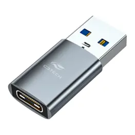 Adaptador Conversor USB Tipo-C (F) x USB Tipo-A (M) OTG - C3Tech