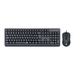 Kit Teclado e Mouse Redragon R Office BS-7092, Membrana ABNT2, 14 Teclas Multimídia, 1200 DPI, USB, Preto - BS-7092