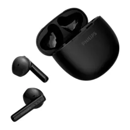 Fone de Ouvido Philips 1000 Series TWS, Driver 13mm, Bluetooth 5.4, IPX4, Microfone IA, 26h, USB-C, Preto - TAT1139BK/00