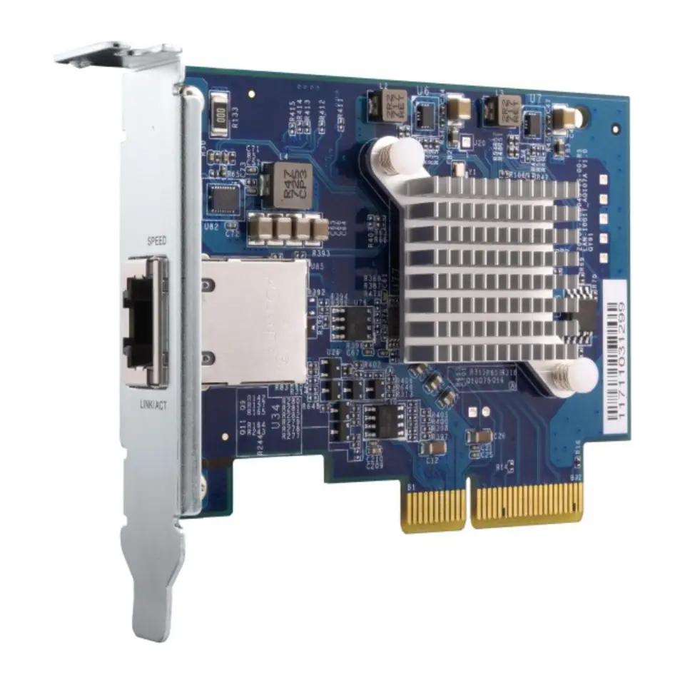 Placa de Rede QNAP Single-Port (10Gbase-T) - QXG-10G1T