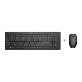 Kit Teclado e Mouse Sem Fio HP 230, Wireless 2.4GHz, ABNT2, 1600 DPI, Preto - 18H24AA