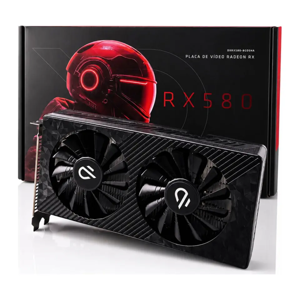 Placa de Vídeo Duex Radeon RX580 8GB GDDR5 256-bit PCI Express 3.0