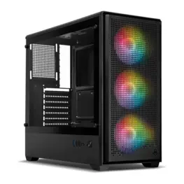 Gabinete Aquário Mugen, Lateral em Vidro Temperado, 3 fans, Full-Tower