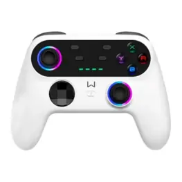 Controle Ultra Pro Bluetooth Branco Warrior (Nintendo Switch, PC, PS3 e Android) - JS0092