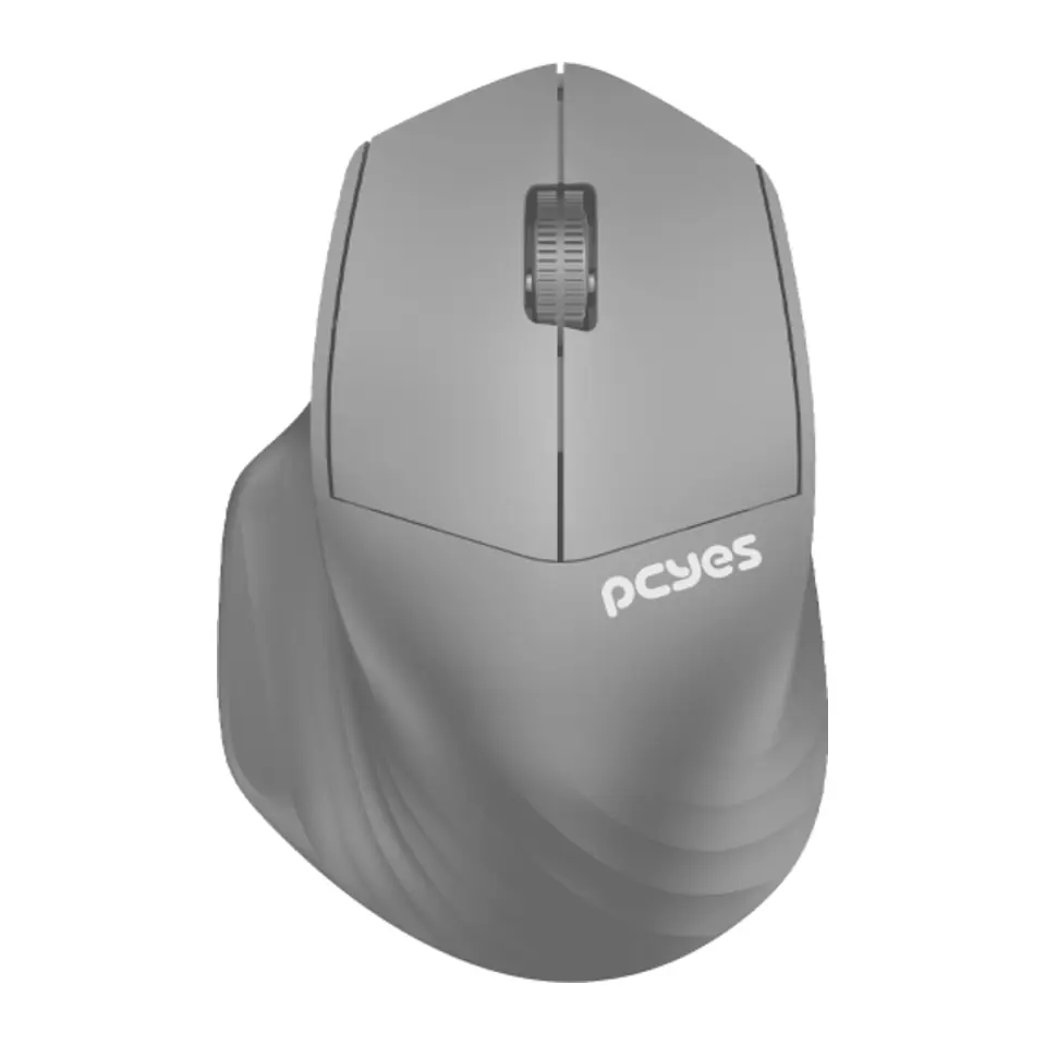 Mouse PCYES Dash Lite 1600dpi Óptico Wireless (sem fio) Cinza