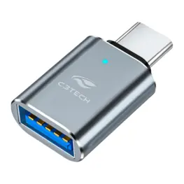 Adaptador Conversor USB Tipo-A (F) x USB Tipo-C (M) OTG - C3Tech OTG-20