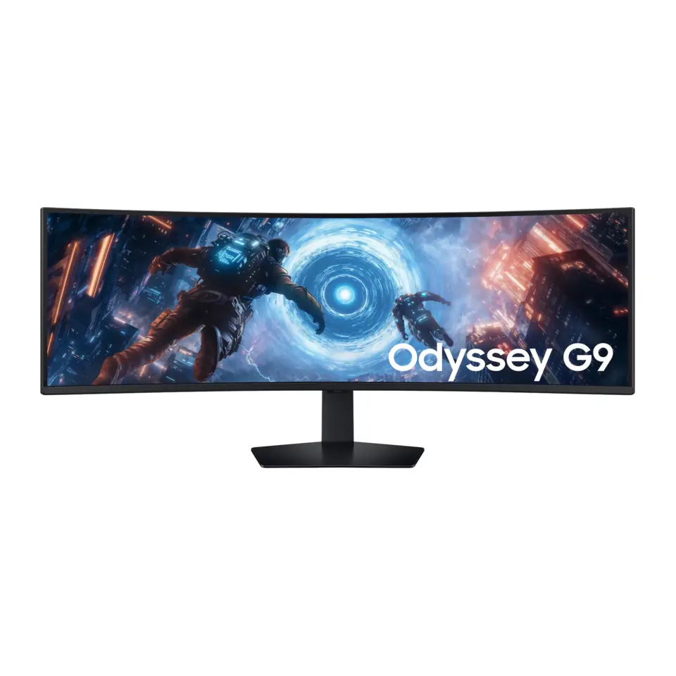 Monitor Gamer Curvo Samsung Odyssey G9 49", DQHD, 144Hz, 1ms, FreeSync Premium Pro, HDR600, Ajuste de Altura - LS49FG910ELXZD