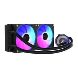 WaterCooler Kalkan Aura Lite 240, ARGB, 240mm, Intel/AMD, Preto