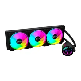 WaterCooler Kalkan IOTA V2 360, ARGB, 360mm, Intel/AMD, Preto