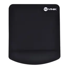 Mouse Pad Vinik Com Apoio de Pulso em Gel, Preto - MPG-02P