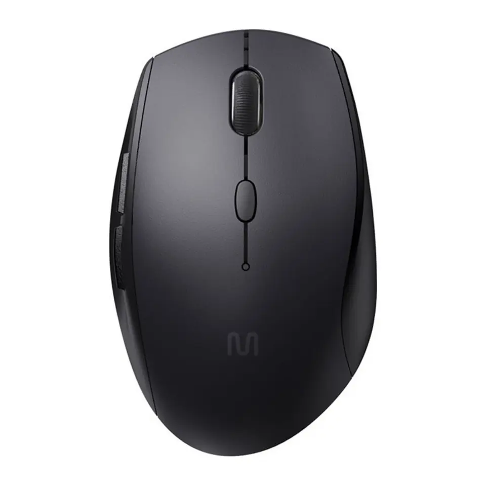 Mouse Sem Fio Multilaser MS400, 1600 DPI, 6 Botões Programáveis, Clique Silencioso, Preto - MO381