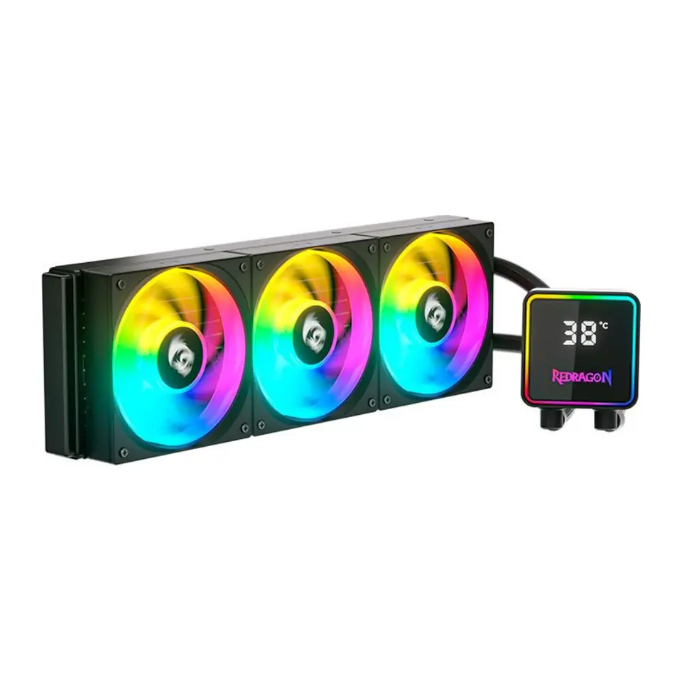 WaterCooler Redragon 360mm Intel/AMD, Preto, CCW-3017