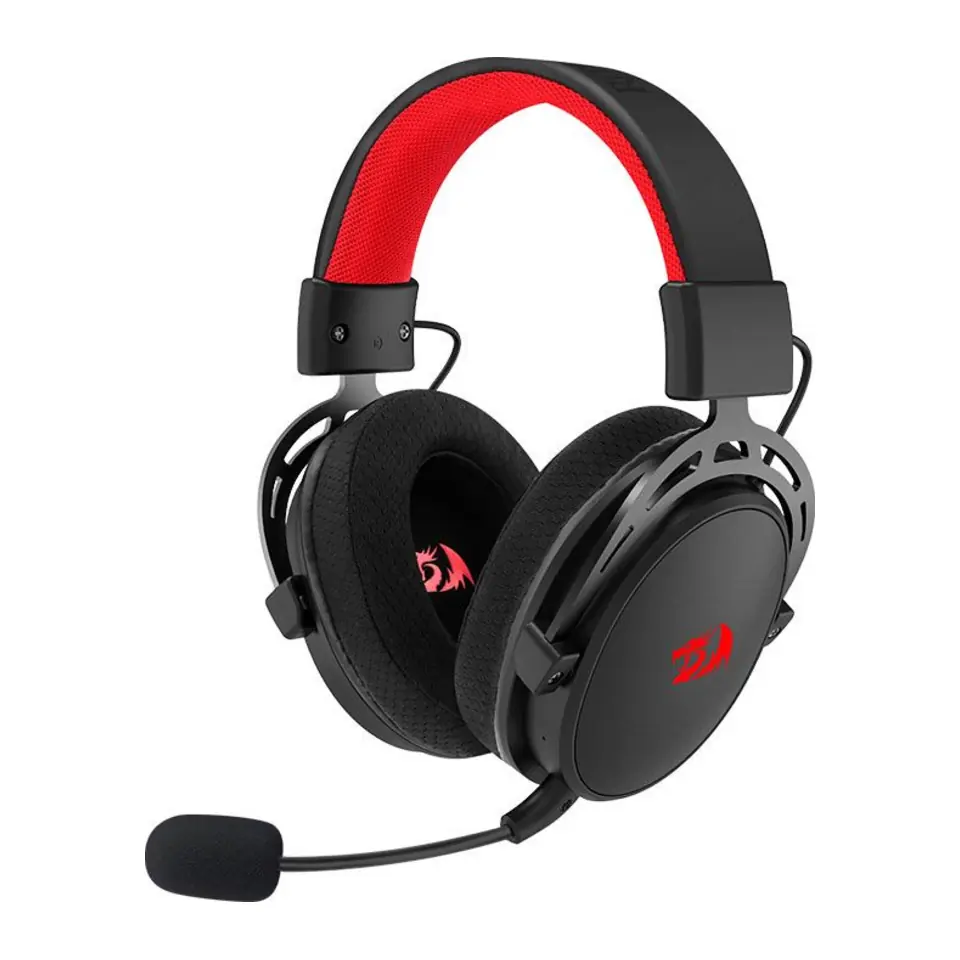 Headset Gamer Redragon Cragblade Pro, Sem Fio, Driver 50mm, Wireless, Bluetooth, (PC, PS3, PS4, PS5, XBox One, Switch), Preto - H541-PRO