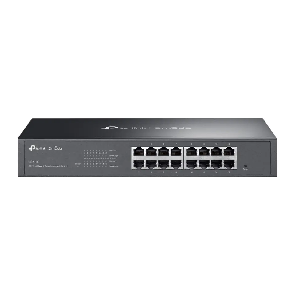 Switch TP-Link Omada 16 Portas Gerenciável Gigabit - ES216G