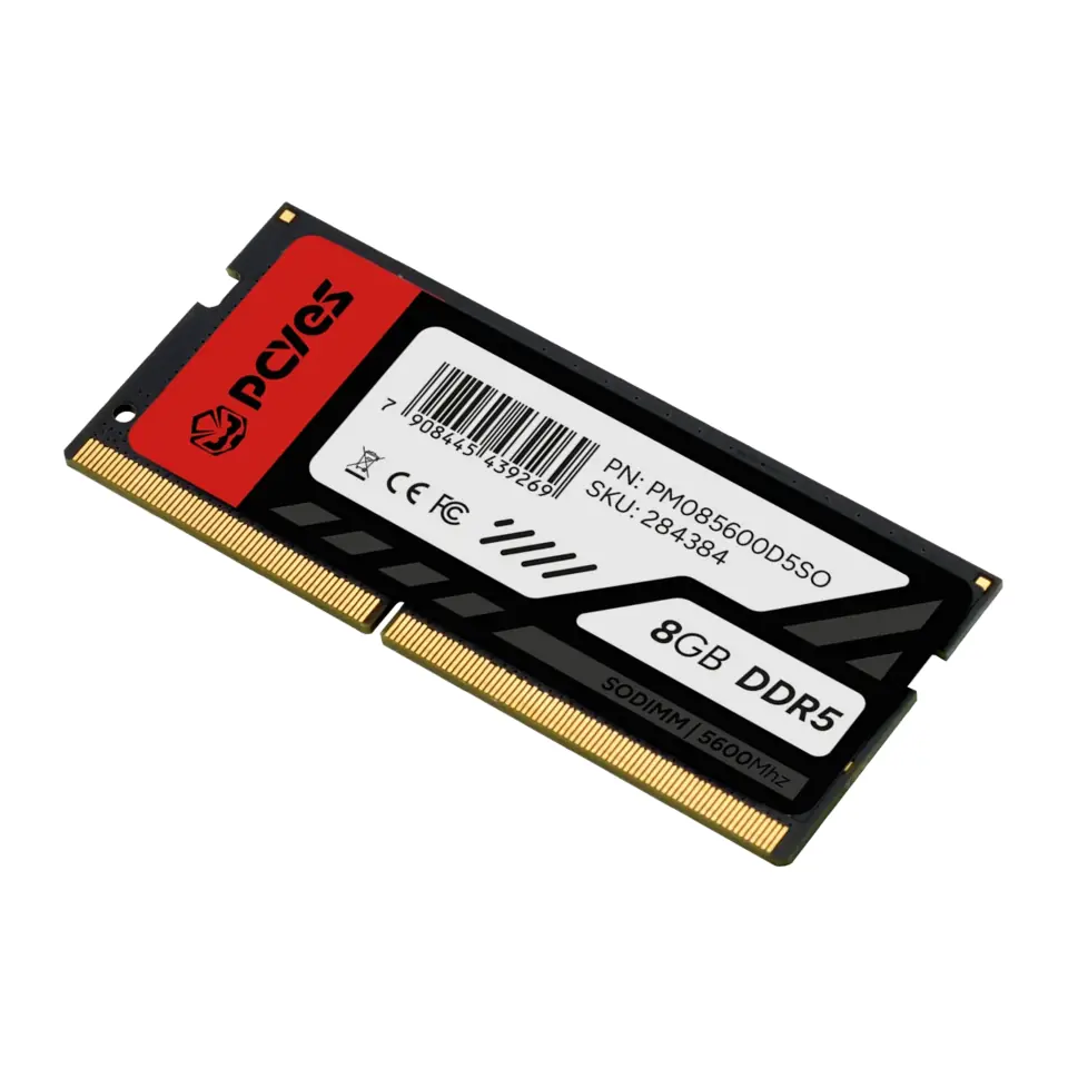 Memória Notebook PCYes 8GB DDR5 SO-DIMM 5600MHz 1.25V