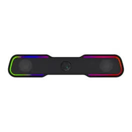 Soundbar HP RGB Light, 6W, P2/USB-A, Preta - DHE-6002