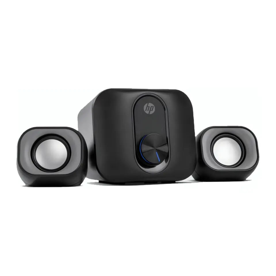 Caixa de Som HP DHS-2111S, 2.1 Canais, 11W RMS (2x3W + Sub 5W), USB/P2, Preta - 2B285AA