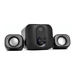Caixa de Som HP DHS-2111S, 2.1 Canais, 11W RMS (2x3W + Sub 5W), USB/P2, Preta - 2B285AA
