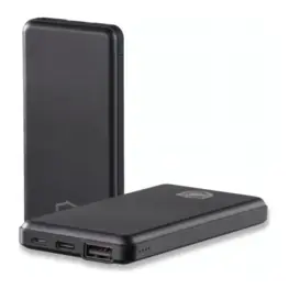 Carregador Portátil Power Bank Gshield Powerfit 5.000mAh 12W, Input (Micro USB), Output (USB-A/USB-C), Preto - DQW8ASQ8M