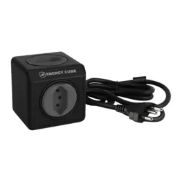 Filtro de Linha Multiplicador de Tomadas Bivolt (5 Tomadas) com Cabo de 1,5M - Gshield Energy Cube GS-10171