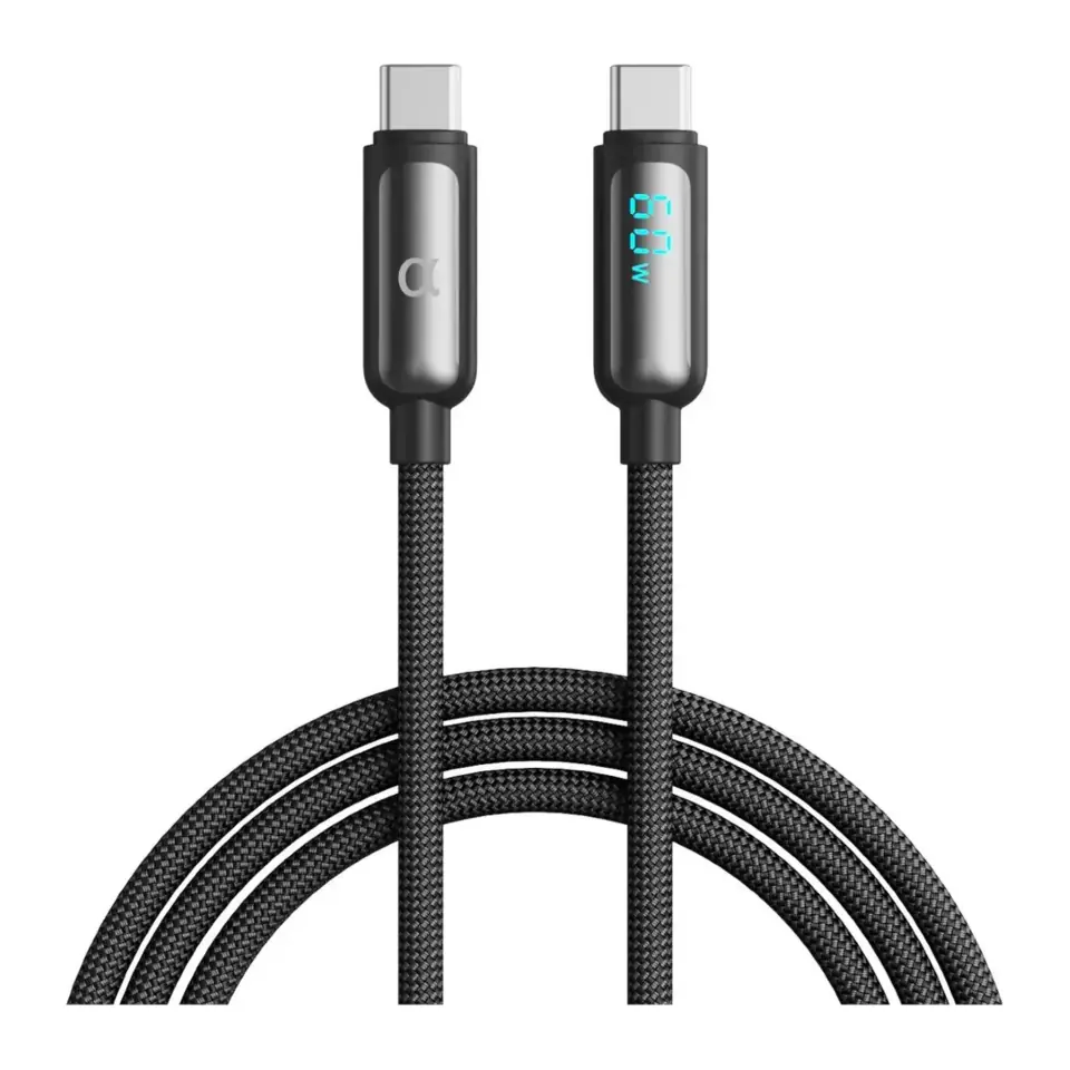 Cabo USB-C, 1m, Turbo Recarga 30W, Preto - Agold