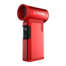 Mini Soprador PCYES Turbo Jet Fan Red Magma, Bateria 4000mAh, 5 Níveis de Intensidade, Função Aspirador, Recarregável USB - PSTJRM