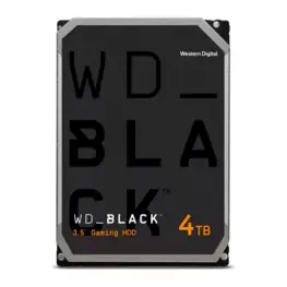 HD Western Digital WD Black 4TB, SATA III 6Gb/s, 7200RPM, 256MB Cache, CMR, 3.5", Gamer - WD4006FZBX