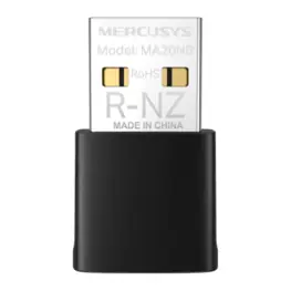Adaptador USB Wireless e Bluetooth 5.0 Mercusys AC650 , Dual Band 2.4/5GHz, Nano - MA20NB