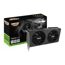 Placa de Vídeo Inno3D RTX 5060 Twin X2 8GB GDDR7 PCI-E 5.0 x16 - N50602-08D7-195071N