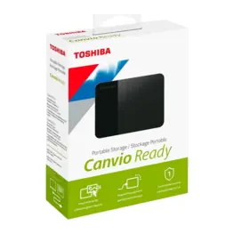HD Externo Toshiba 4TB Canvio Ready Portátil USB 3.0 Preto