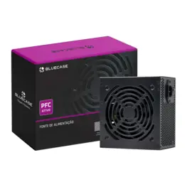Fonte Bluecase 350W PFC Ativo ATX12V BLU350-PFCPS2 Bivolt Auto + Cabo de Força