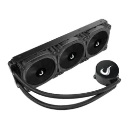 Water Cooler Rise Mode All Black 360mm, 3x Fan 120mm, TDP 270W, AMD/Intel, Preto - RM-WC-AB-360