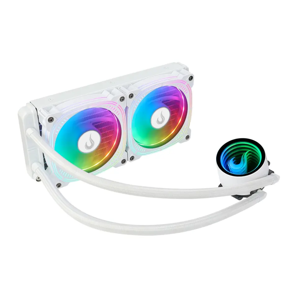 Water Cooler Rise Mode Aura Frost Pro 240mm, ARGB, TDP 250W, AMD/Intel, Branco - RM-WCZ-06-ARGB