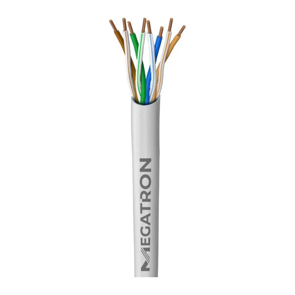 Cabo CFTV Megatron Ultra 4PX24AWG CCA, CMX, 4 Pares, 100MHz, Caixa 300 Metros, Branco - 2778