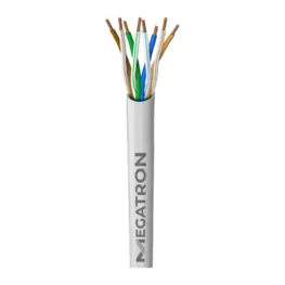 Cabo CFTV Megatron Ultra 4PX24AWG CCA, CMX, 4 Pares, 100MHz, Caixa 300 Metros, Branco - 2778