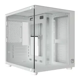 Gabinete Bluecase Gamer PURE BG-064, Frontal e Lateral em Vidro Temperado, Mid Tower, Branco