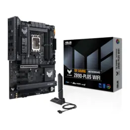 Placa Mãe ASUS TUF GAMING Z890-PLUS WIFI (LGA 1851/Intel Z890/M.2/DDR5/Wi-Fi 7/Bluetooth 5.4)