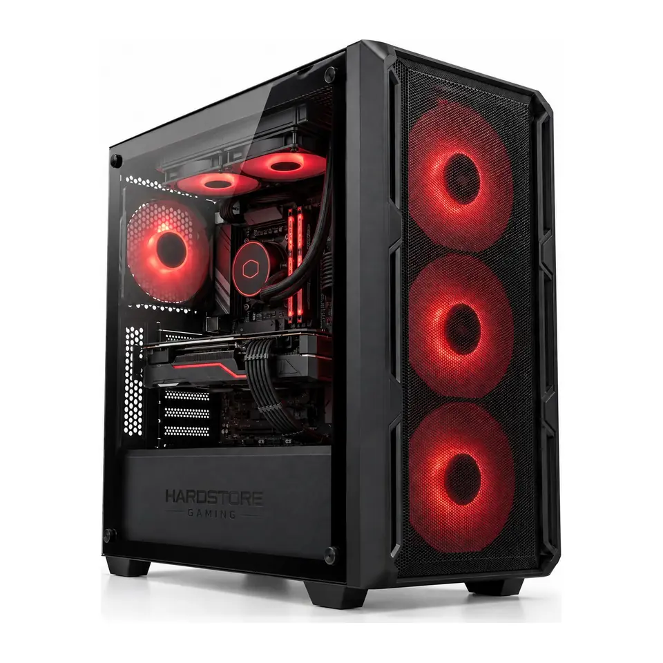 PC Gamer NOX Infinity PRO - i5 Edition (Intel Core i5-12400F 6-Core, 32GB (2x16GB) DDR4, 2TB SSD NVMe, GeForce RTX 3060 Ti 8GB) + Water Cooler 240MM