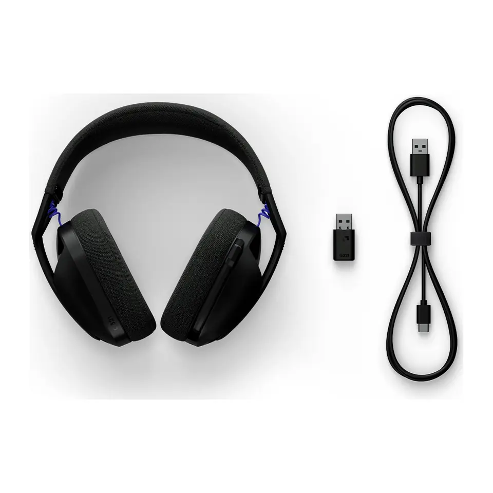 Headset Gamer Sem Fio Logitech G321 LIGHTSPEED, Bluetooth, Driver 40mm, Microfone Flip-to-Mute, Preto - 981-001562