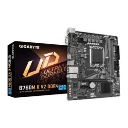 Placa Mãe Gigabyte B760M K V2 DDR4 (LGA 1700/Intel B760/M.2)