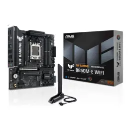Placa Mãe ASUS TUF GAMING B850M-E WIFI (Socket AM5/AMD B850/DDR5/M.2/Wi-Fi 6E/Bluetooth 5.3)