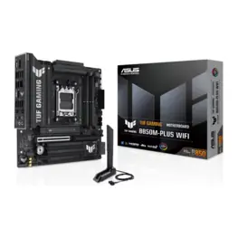 Placa Mãe ASUS TUF GAMING B850M-PLUS WIFI (Socket AM5/AMD B850/DDR5/M.2/Wi-Fi 6E/Bluetooth 5.3)