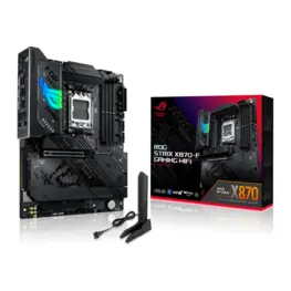 Placa Mãe ASUS ROG STRIX X870-F GAMING WIFI (Socket AM5/AMD X870/DDR5/M.2/Wi-Fi 7/Bluetooth 5.4)