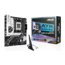 Placa Mãe ASUS B840M AYW GAMING WIFI (Socket AM5/AMD B840/DDR5/M.2/Wi-Fi 6/Bluetooth 5.3)