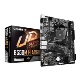 Placa Mãe Gigabyte B550M H ARGB (Socket AM4/AMD B550/DDR4/M.2)