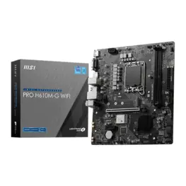 Placa Mãe MSI PRO H610M-G WIFI (LGA 1700/Intel H610/DDR5/M.2/Wi-Fi 6E/Bluetooth 5.3)