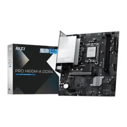 Placa Mãe MSI PRO H610M-A DDR4 (LGA 1700/Intel H610/DDR4/M.2)