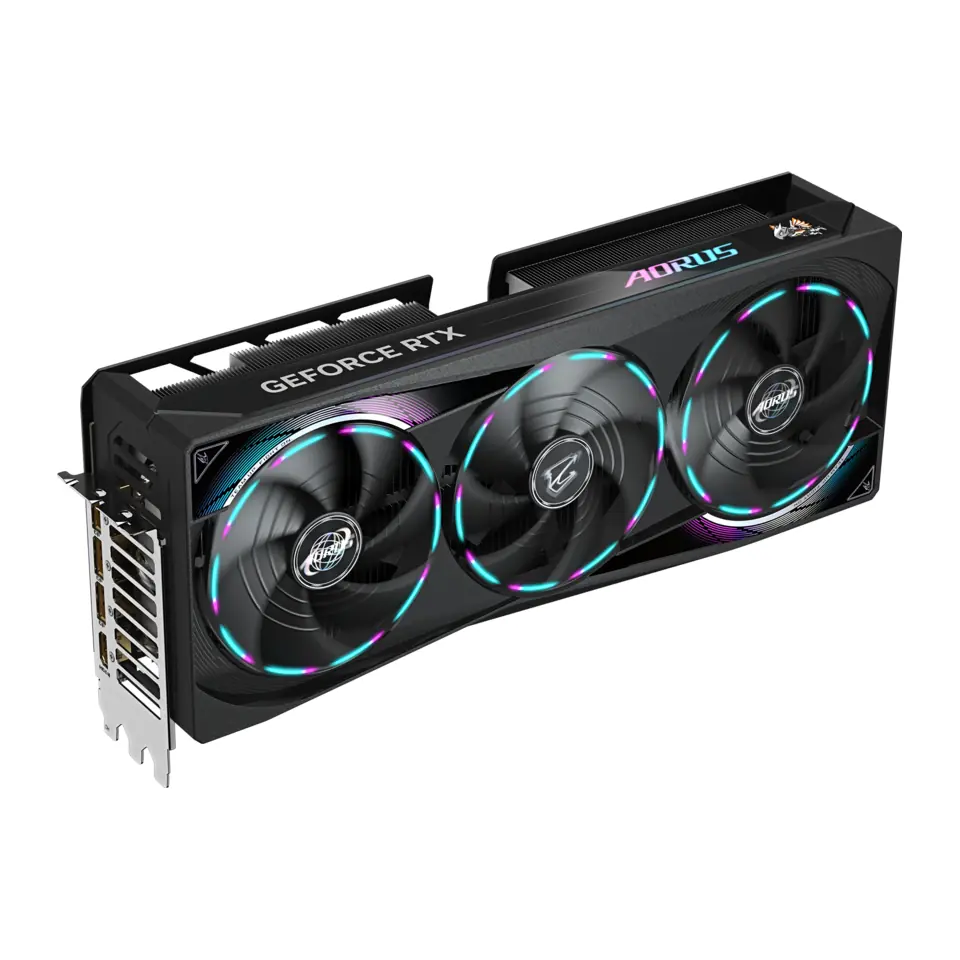 Placa de Vídeo Gigabyte AORUS GeForce RTX 5070 Ti MASTER 16GB GDDR7 PCI-E 5.0 x16 - GV-N507TAORUS M-16GD
