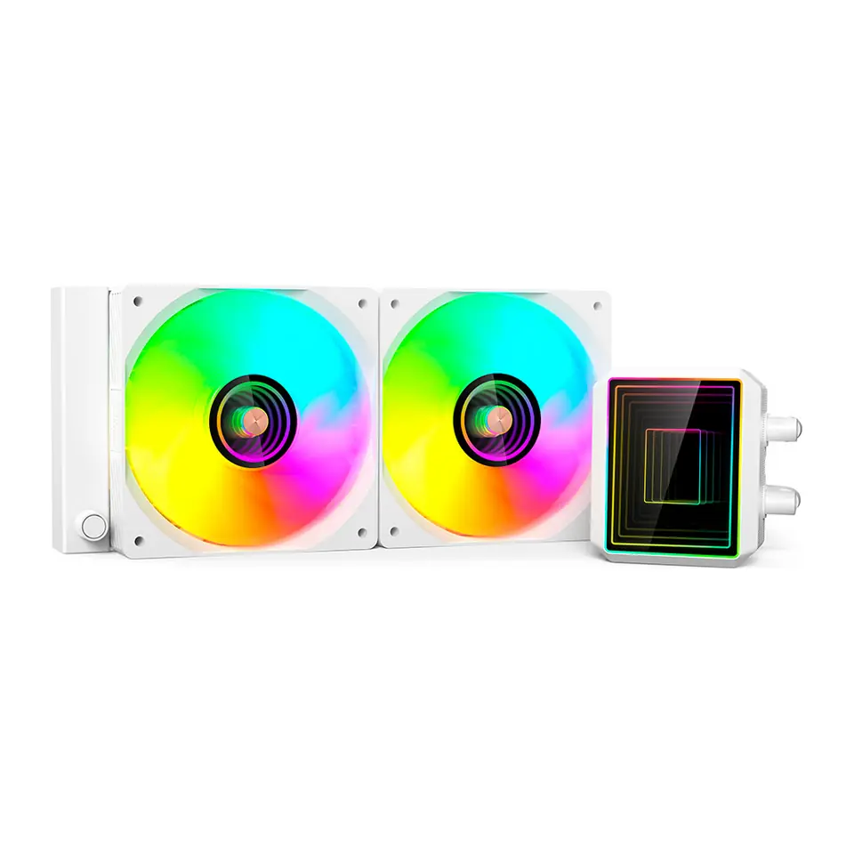 WaterCooler C3Tech Gaming FC-W240WHV2, ARGB, 240mm, Intel/AMD, Branco
